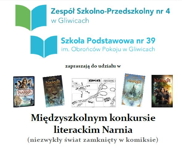 Międzyszkolny konkurs literacki „Narnia” (niezwykły świat zamknięty w komiksie)