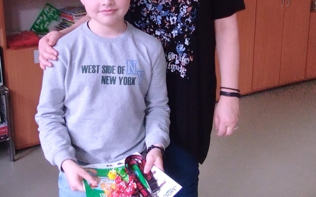 Świetliczakiem marca został Vadim z klasy 2a. Gratulujemy!